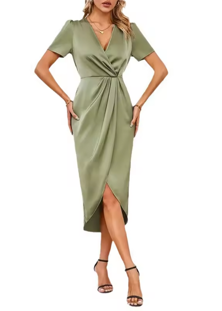 Amelia Ariana - Elegant Midi Dress