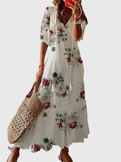 Amelia™ | Boho Vintage Summer Dress
