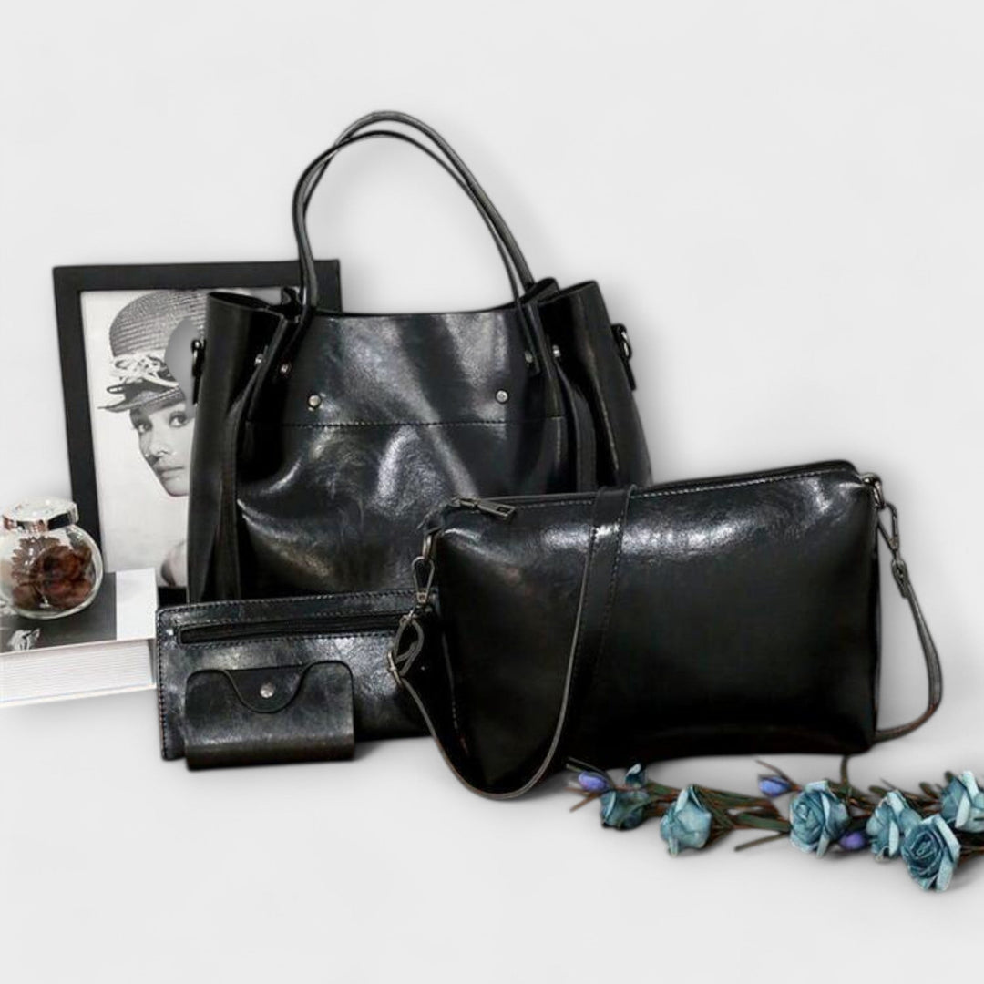 Amelia - 4-Piece Vintage Bag Set