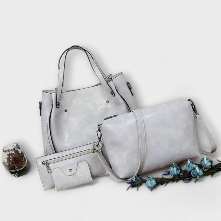 Amelia - 4-Piece Vintage Bag Set