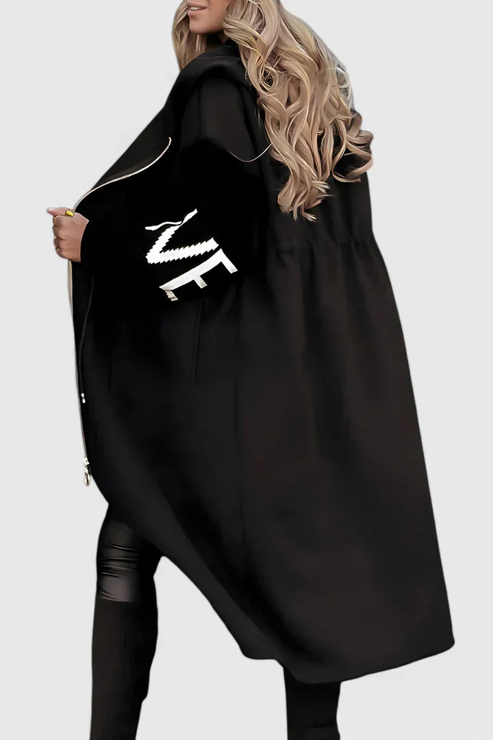 Vaye™ | Elegant Hooded Coat