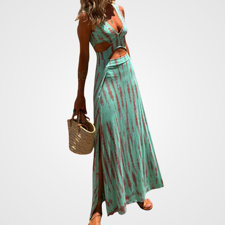 Amelia Bianca - Dress with Deep Neckline