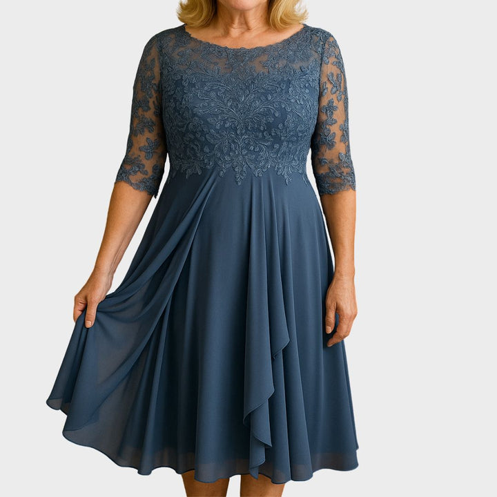 Amelia Rhonda™ | Elegant Lace Dress