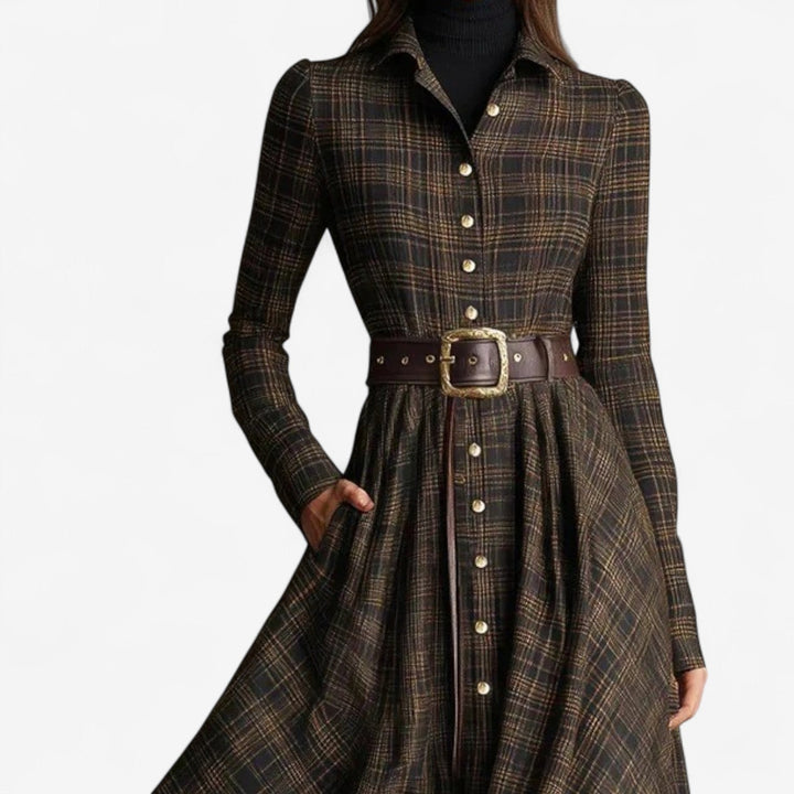 Amelia Sara™ | Vintage Maxi Dress + free belt