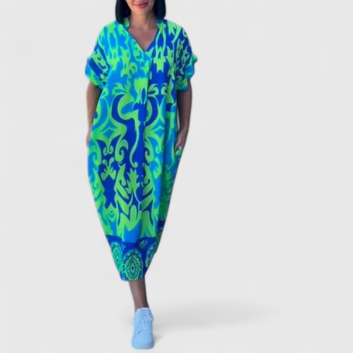 Shamcey™ - Sophisticated Floral Dress